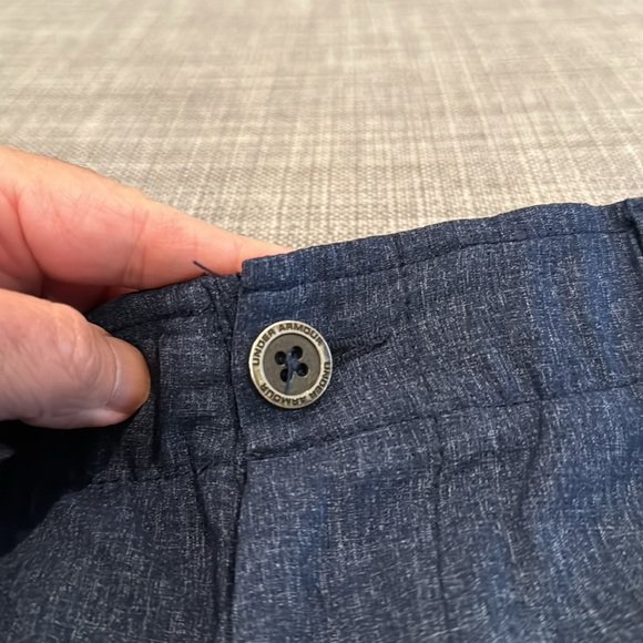 Under Armour, heatgear shorts, 32”, heather blue - Picture 2 of 6